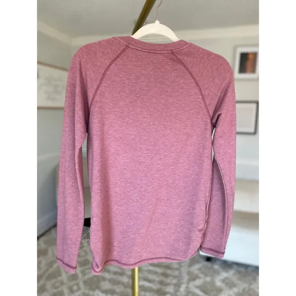 Danskin Mauve Long Sleeve Pullover Lounge Activewear S Cozy Buttery Soft‎ Autumn - Image 3