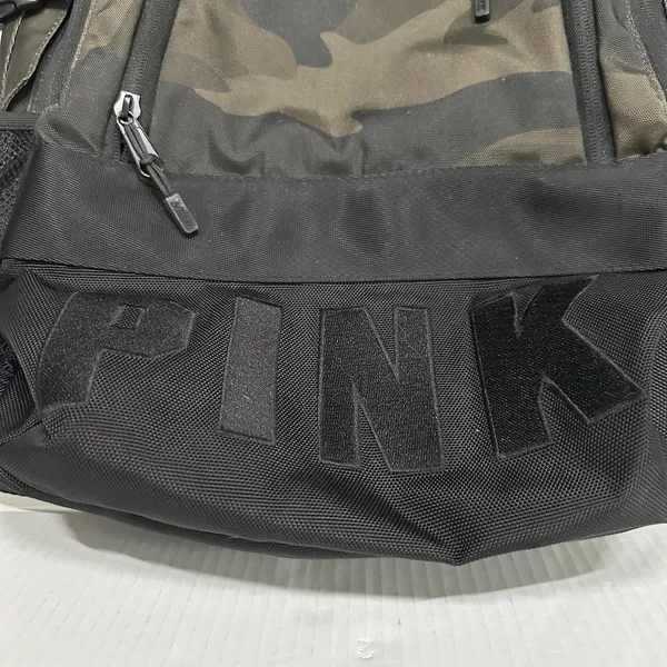 PINK Green Camo 17" Backpack Soft Case Women School Bag Mesh Bottle Pockets‎ - Image 2