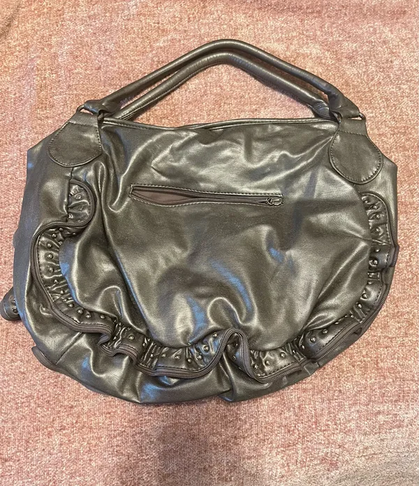 Y2K gray hand bag purse - Image 2
