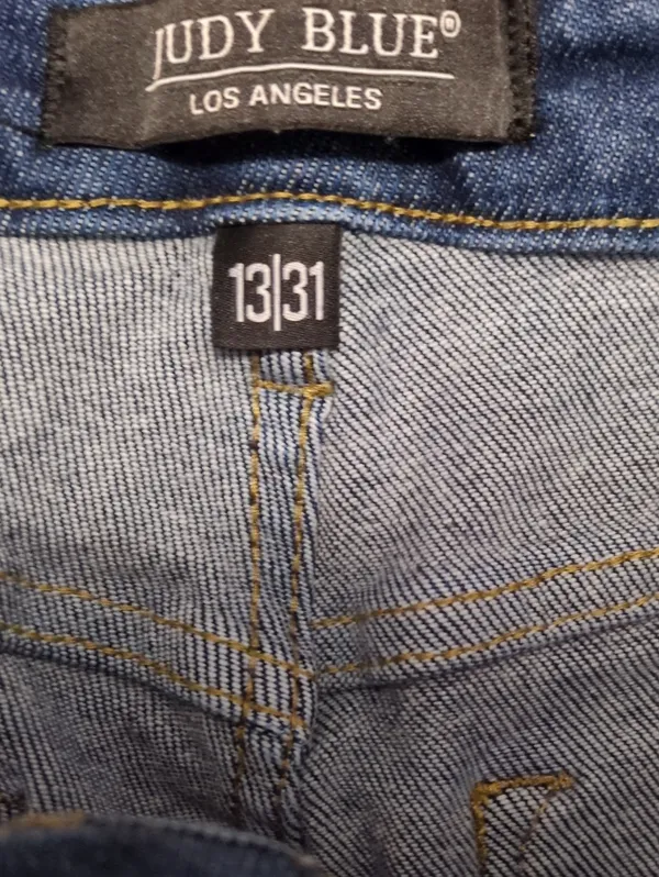 Judy Blue High Waist "Tummy Control" Classic Straight Jeans 88575 Sz. 13/31 - Image 7