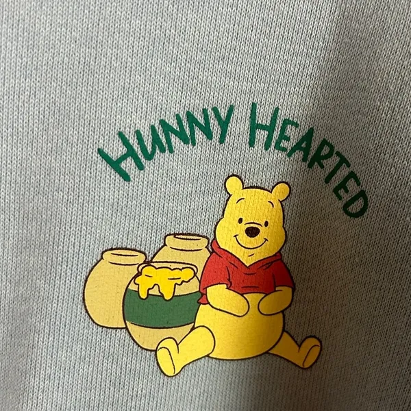 Disney Resort Blue Winnie the Pooh Sweatshirt size L - Image 3