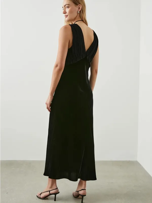 Rails Gilda Dress -‎ Black Velvet Womens Size M - Image 3