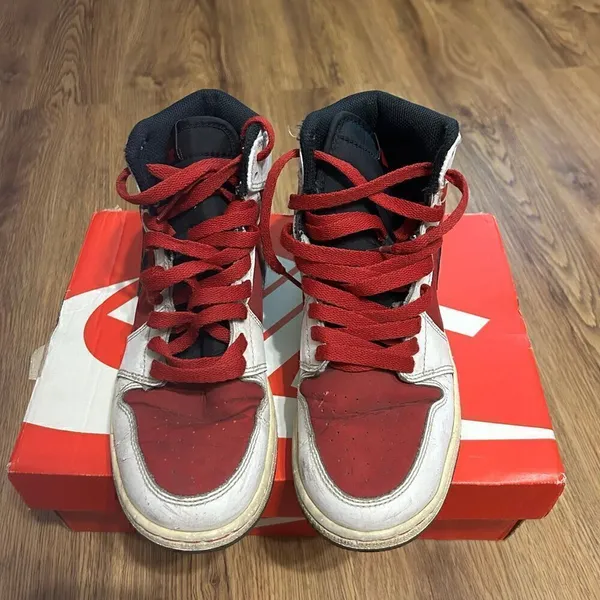 NIKE air jordan 1 retro carmine mid top shoes sneakers women’s 6 = 4.5Y - Image 5