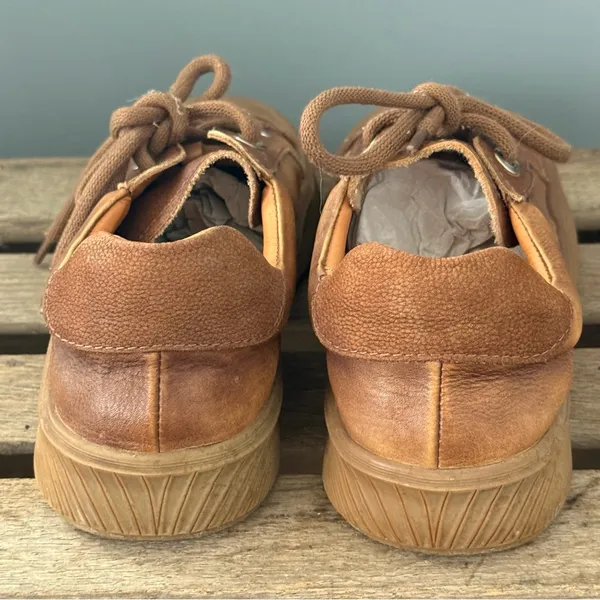 Paul Green Leather Sneakers‎ Size 7.5 A31 - Image 4