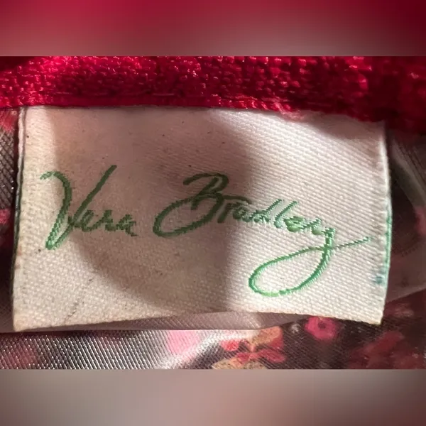 RETIRED: Vera Bradley | small Mesa Red cosmetic bag. - Image 6