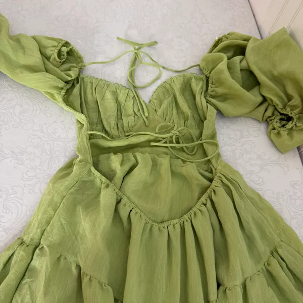 Princess Polly Long Sleeve Open Back Mini Dress Size 4 - Image 10