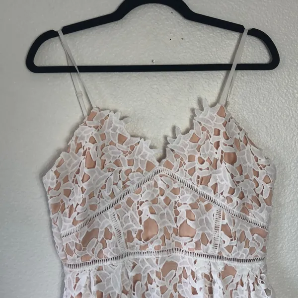Gorgeous dress lace laser cut cottage core formal dress wedding guest spring - Image 4