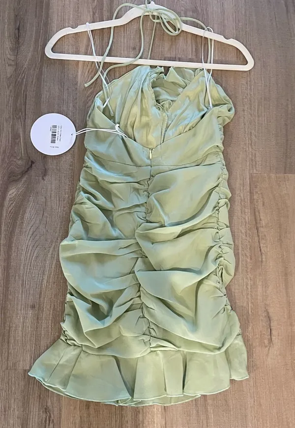 Princess Polly mini dress green - Image 3