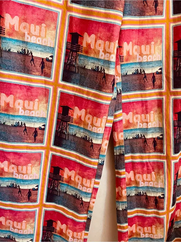 C&C California Maui Beach Linen Blend Wide Leg Lounge Pants NWT M Coastal Resort - Image 7