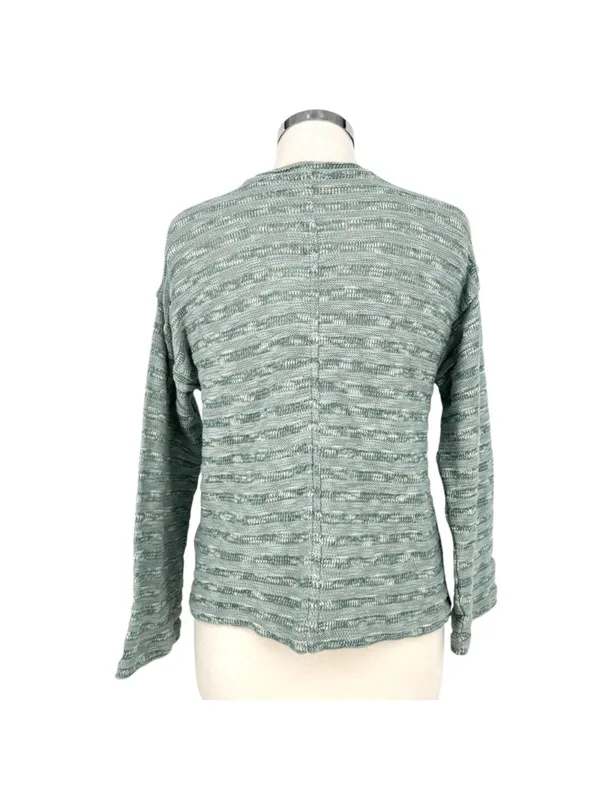 Madewell Blue Horizon Stripe Knit Light Sweater Wide Sleeve Size XS NWT - Image 8