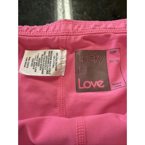 Lucky In Love Hot Pink Athletic Skirt Sz 12-14 Women's Tennis‎ Skort Pickleball - Image 4