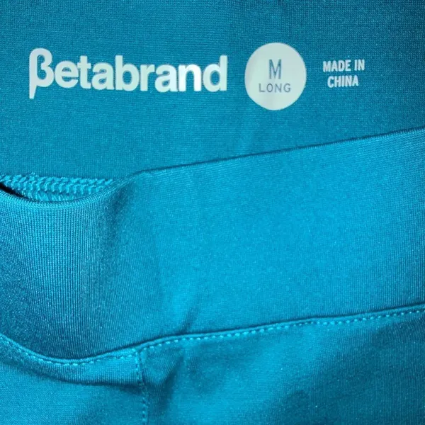 Betabrand blue Midrise bootcut pull on dress pants medium long - Image 5