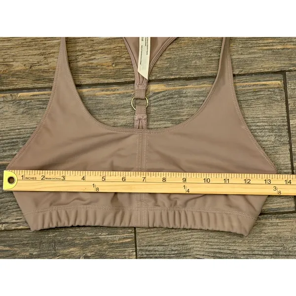 FP Movement Free People Mauve Racerback‎ O-Ring Sports Bra Small Gym Yoga Casual - Image 5