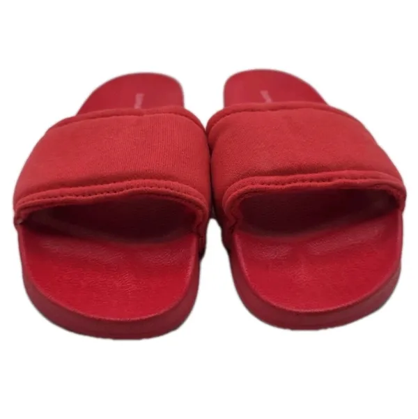 Bamabones Pilo Slide Sandals Red Size 7 / 8 Washable Comfort Streetwear NEW NWT - Image 2