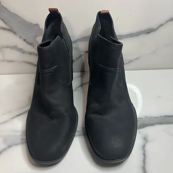 Dr Scholl's Women's Black Classic Chunky Heel Pull-On Comfort Lanie Boots Sz 9.5 - Image 2