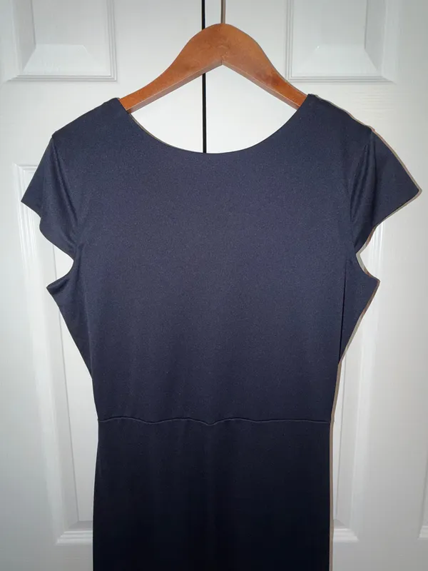 Amazon Formal Navy Dress Blue Size L - Image 5