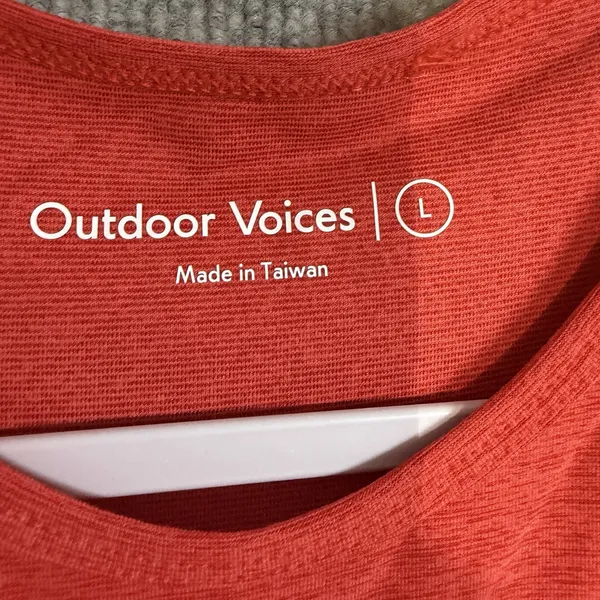 Outdoor Voices Size-L Women's Dress Poppy Red Shiraz Athena Athletic - Image 3