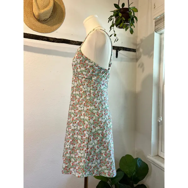 Altar'd State Strawberry Print Mini Tank Dress Size Small USA - Image 3