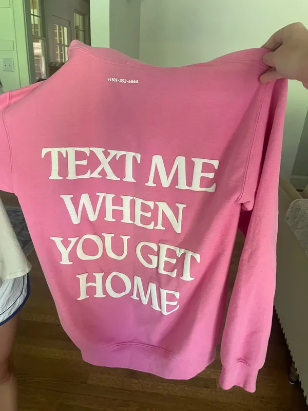 Lonely Ghost Hoodie Text Me - Image 2
