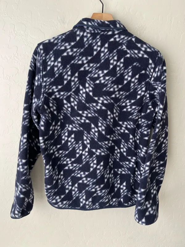 Patagonia Synchilla Snap-T Pullover blue pattern unisex fits 4-6 - Image 3