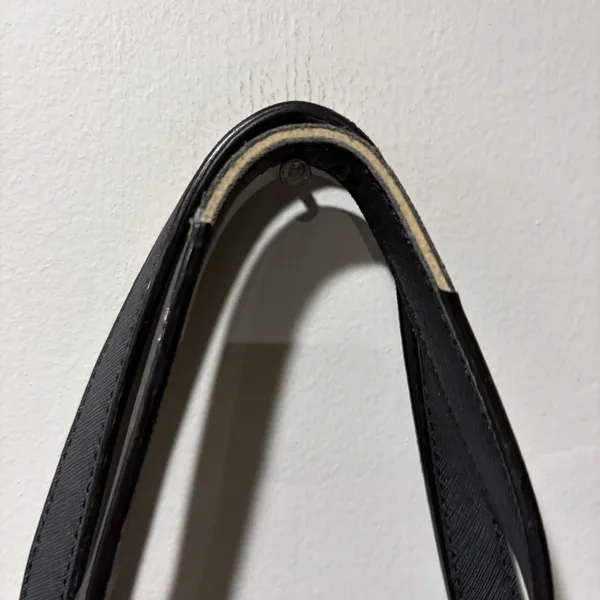 Kate Spade New York Black Leather Tote Bag Purse‎ Large Cow Leather Classic - Image 2
