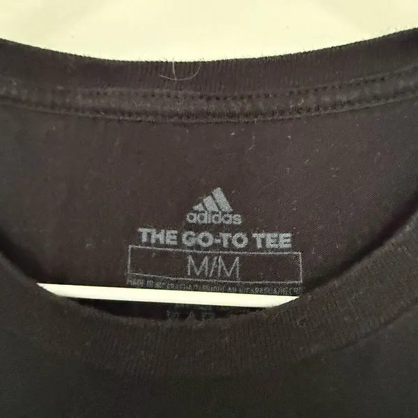 Adidas Women’s Medium The Go To Black Logo Tee - Image 2