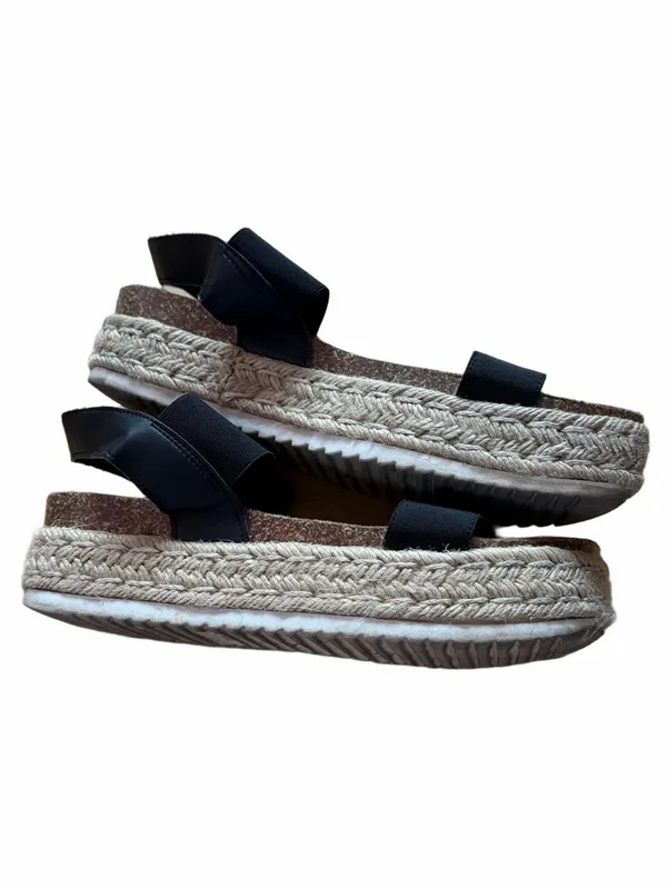 Steve Madden Women's Black Platform Espadrille Sandals - Image 7