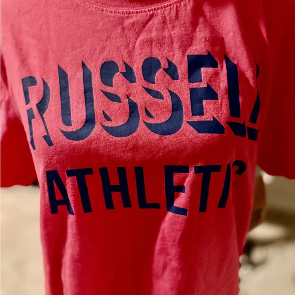 Russell Athletic Pink Women’s T-Shirt‎ - Image 3