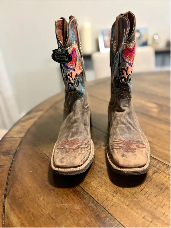 Dan Post New Rare Handcrafted Leather Cowboy Western Boots - Image 4