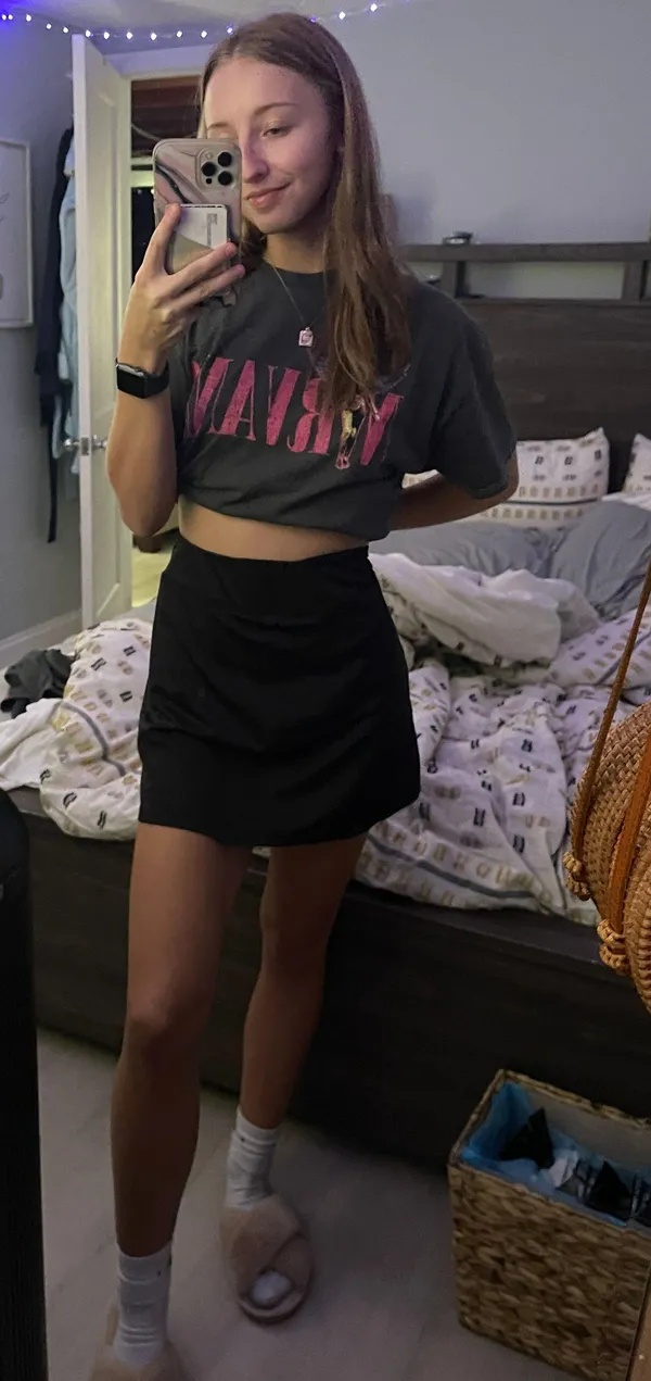 Black Athletic Skort Size M - Image 2