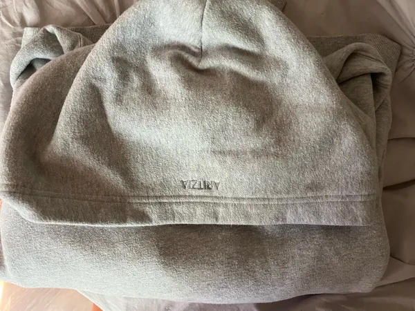 Aritzia Cozy Fleece Perfect Hoodie grey - Image 4
