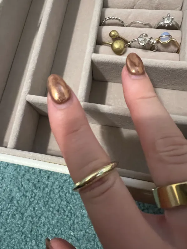 Gold ring #jewelry #ringset #luxury - Image 2