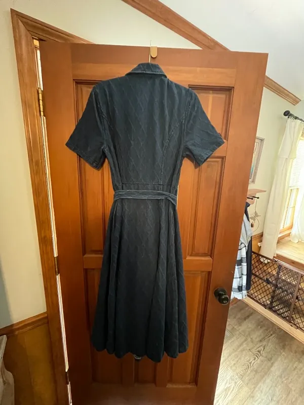 Freemarket Confident Strides Denim Midi Dress in Large - Image 3