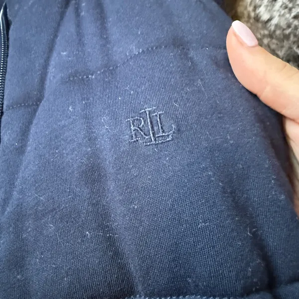 RALPH LAUREN Navy Quilted Vest - Image 2