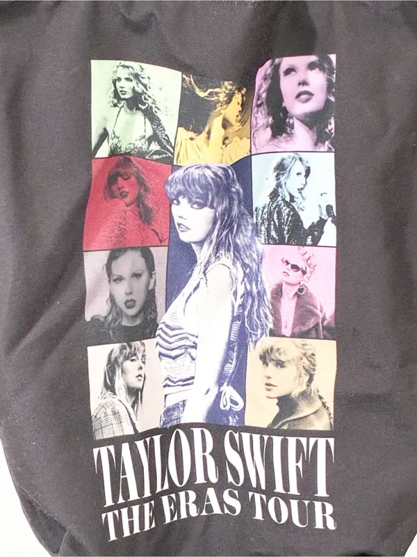 Taylor Swift Bag Eras Tour Black Book Tote Double Sided Graphics - Image 3