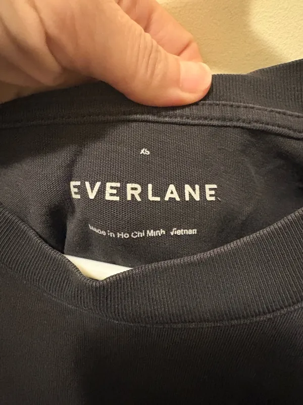 Everlane the long weekend tank dress washed black size XS - Image 3