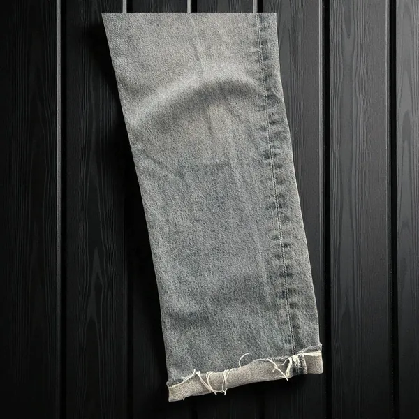AGOLDE High Rise Straight Leg Jeans Light Wash Raw Frayed Hem Women's size 28 - Image 9