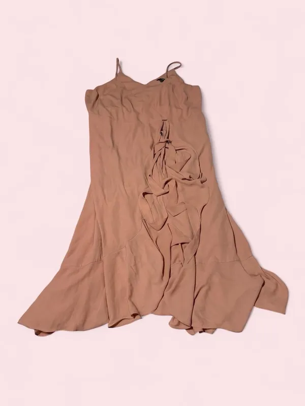 Lulu's Blush Pink Spaghetti Strap High-Low Wrap Dress - Image 2