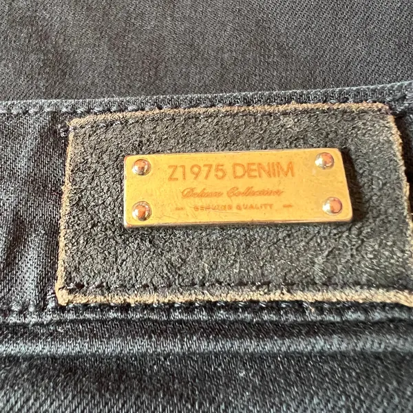 ZARA Basic Denim Black Low Rise, Skinny Jeans, US10 - Image 7