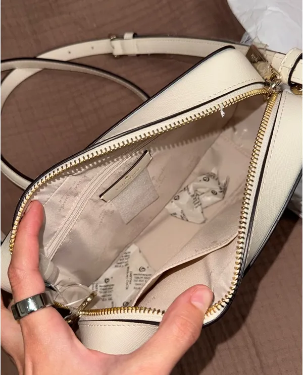 Kate Spade Crossbody Cream Purse - Image 2