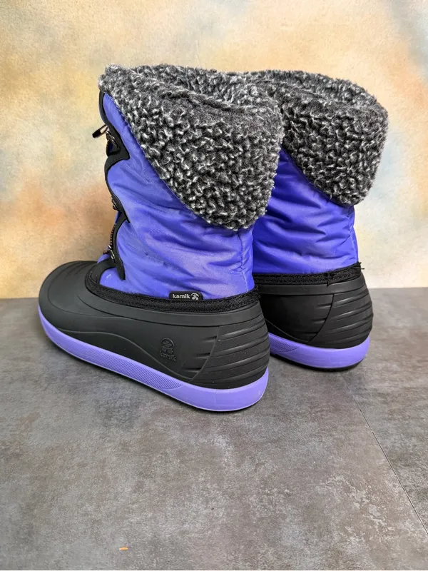 Kamik Women's Snow Boots Purple/Black Size 6 - Image 9