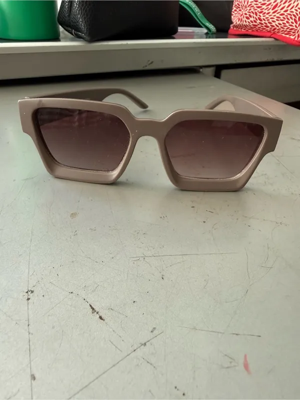 Brown square sunglasses - Image 2