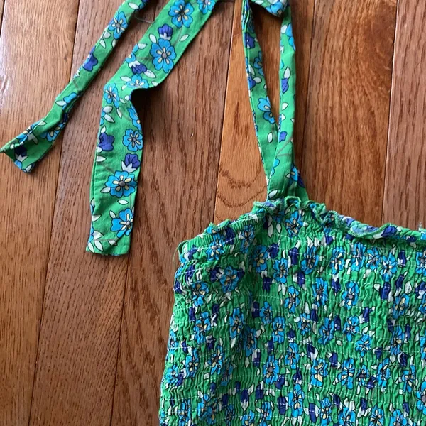 Green Floral Maxi Dress - Image 6