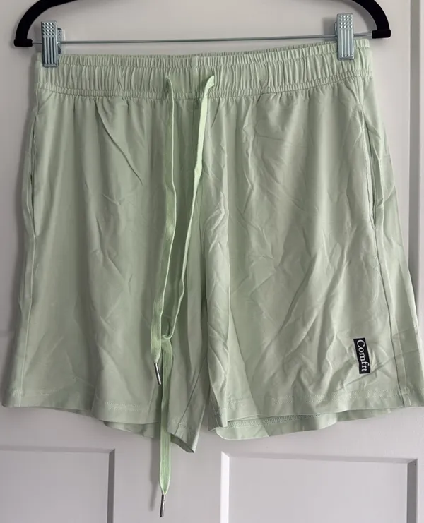 Comfrt Medium Cloud Shorts in Mint Green - Image 2