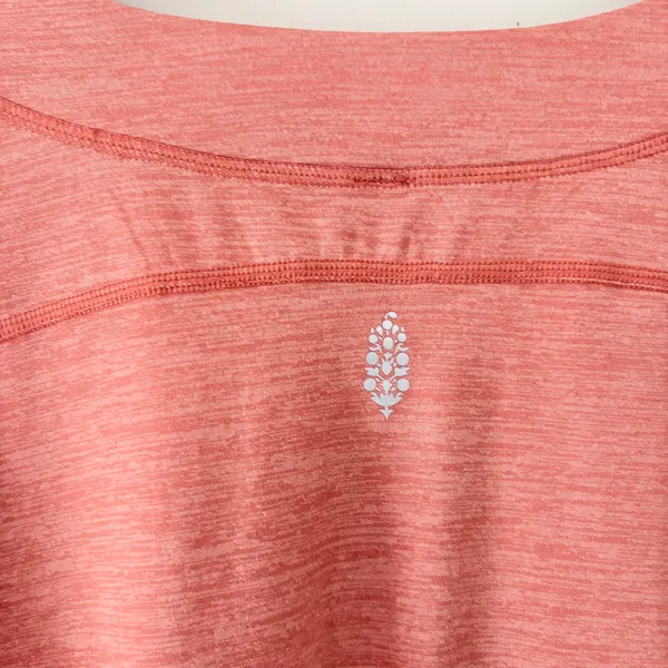 Free People Movement Fearless Top Small Orange Cropped Long Sleeve - Image 8