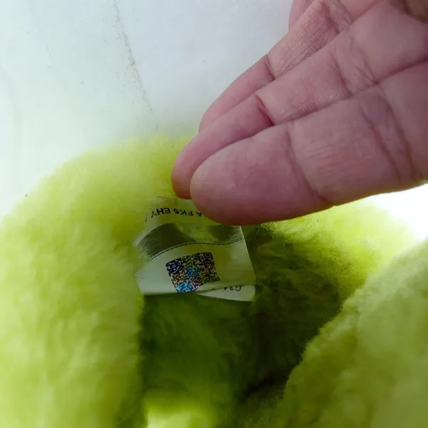 UGG Cozette Slides Womens 8 Electric Lime Sheepskin Fur Slip On Sandals Y2K - Image 13