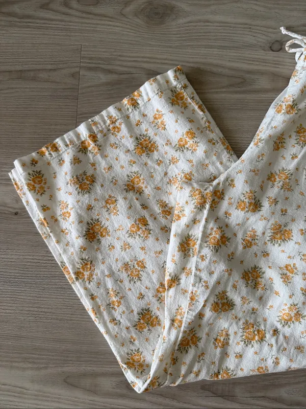 Olivaceous Floral Wide Leg Pants - Image 2