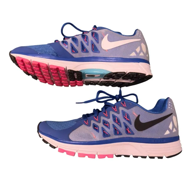 Nike Zoom Fitsole 3 Women Running Shoes Royal Blue Pink Athletic Sneakers in EUC - Image 6