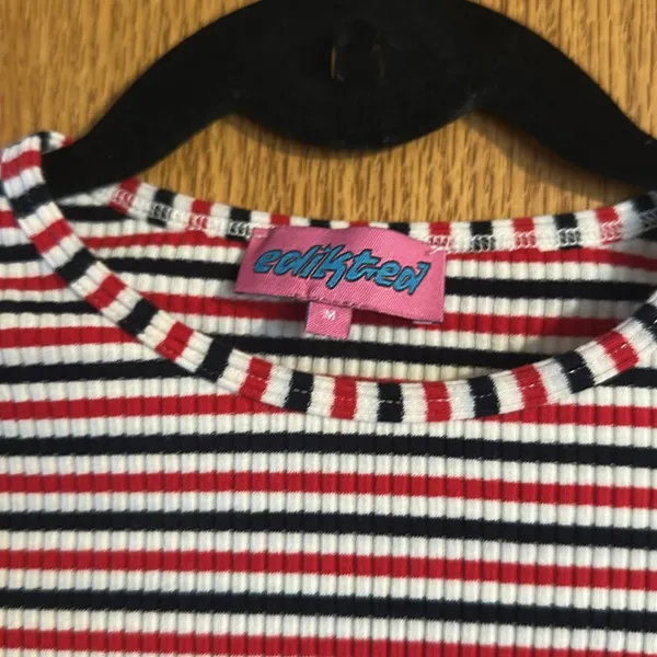 Edikted Striped Long Sleeve Top - Image 3