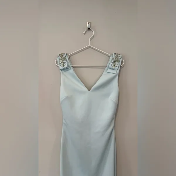 Ted Baker Mint Belliah Bow Shoulder Body-Con Dress Size 3/ US 6 1783 - Image 5